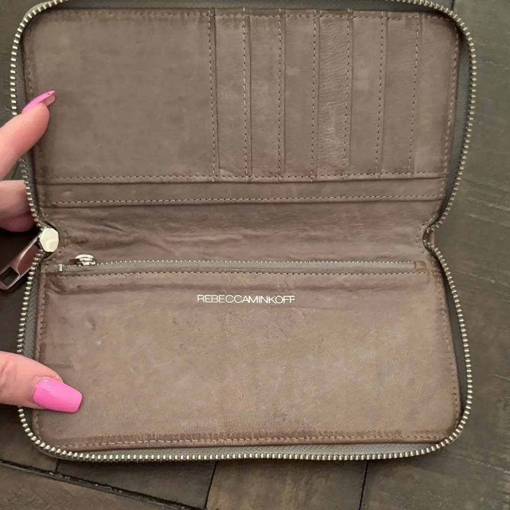 Rebecca Minkoff Taupe Leather Wallet